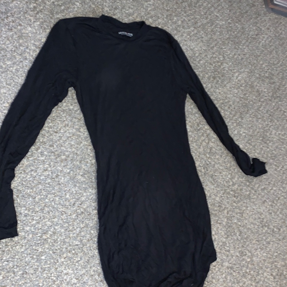Fashionnova Black Skater Dress